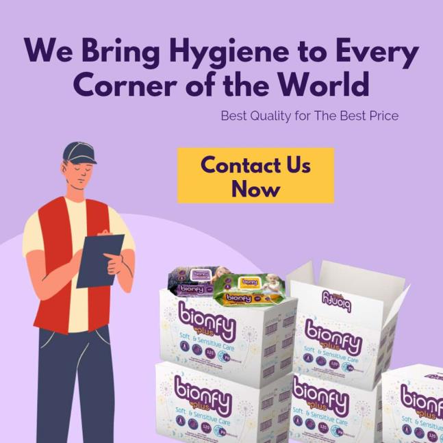 Türkiye's Largest Wet Wipes Manufacturer and Exporter: Bionfy